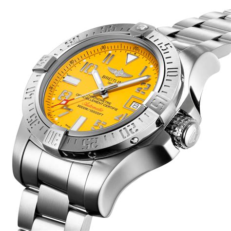 breitling avenger ii seawolf yellow.